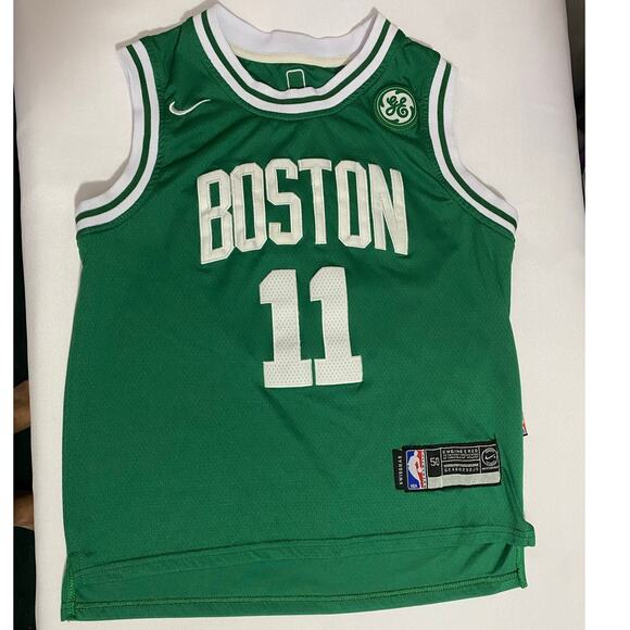 Boston Celtics Kyrie Irving Nike Swingman NBA Jersey Youth Size L 17x22 - Picture 6 of 9